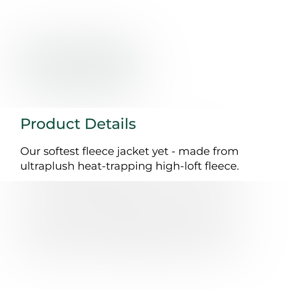 L.L. Bean High Pile Fleece Jacket cream white plus size 3X warm cozy thick‎ zip - Picture 15 of 15